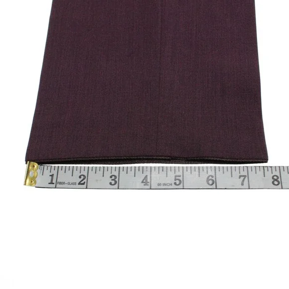 Meyer NWT Dress Pants Size 102 (US 36) Bonn in Purple Polyester & Wool